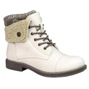 NEW CLIFFS BY WHITE MOUNTAIN women's duena boots in white